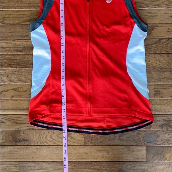 Red and white Cycling top - Picture 4 of 6